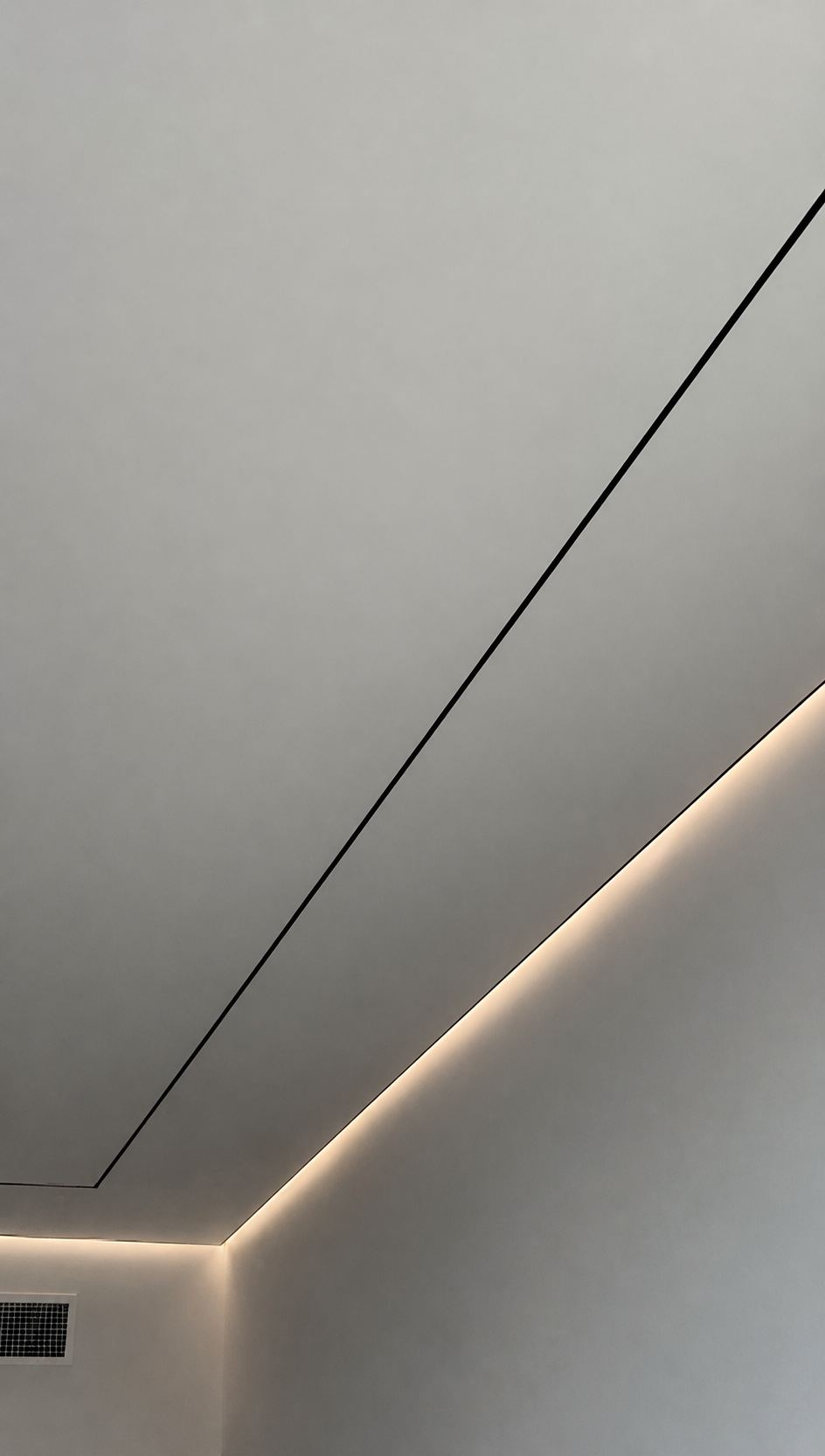 Multi-tier LED ceiling Vancouver living room