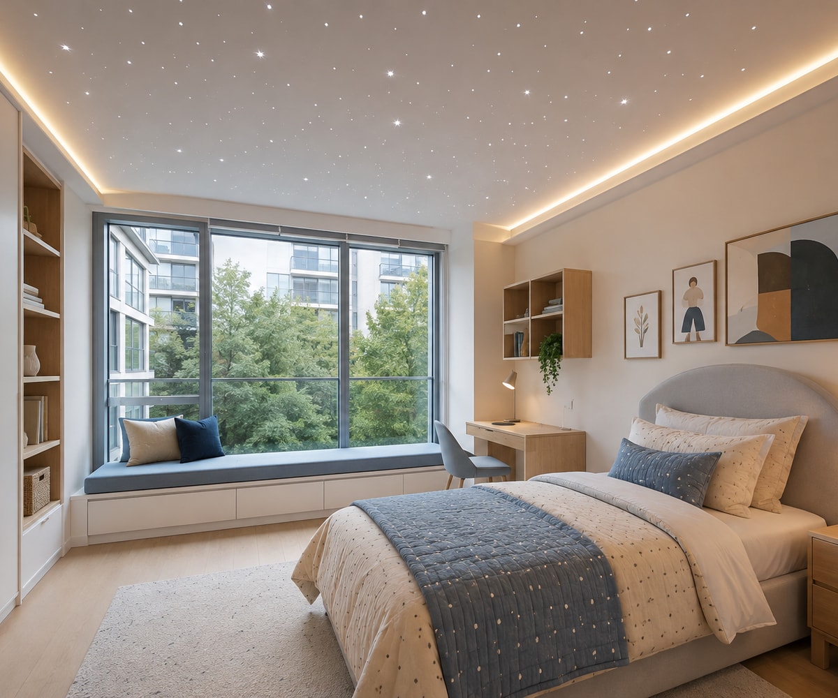 Starry Sky ceiling finish